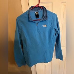 The North Face Light Blue Fleece Pullover